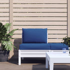 Palletkussens 2 stuks blauw oxford stof