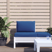 Palletkussens 2 stuks blauw oxford stof