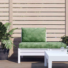 Palletkussens 2 stuks bladpatroon groen