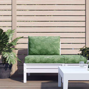 Palletkussens 2 stuks bladpatroon groen