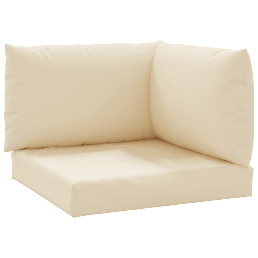 Palletkussens 3 St Oxford Stof Beige