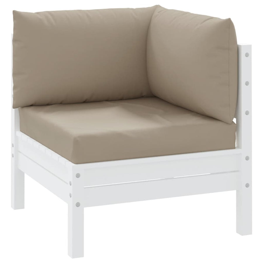 Palletkussens 3 st oxford stof taupe