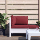 Palletkussens 3 stuks wijnrood oxford stof