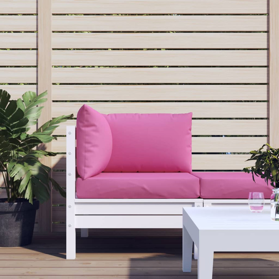 Palletkussens 3 St Oxford Stof Roze Hoekbank