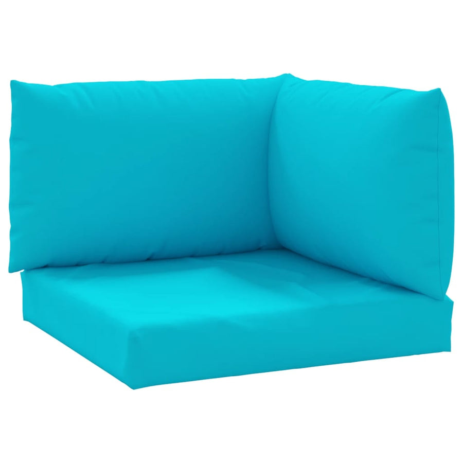 Palletkussens 3 St Oxford Stof Turquoise Hoekbank