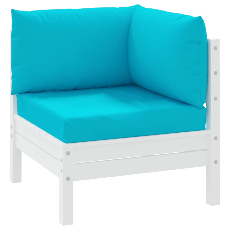 Palletkussens 3 St Oxford Stof Turquoise Hoekbank