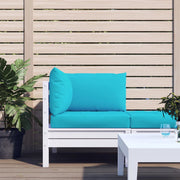 Palletkussens 3 stuks oxford stof turquoise