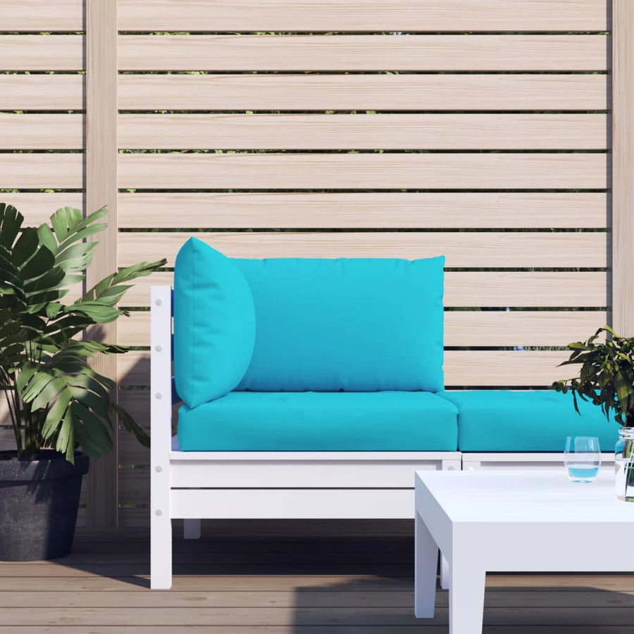 Palletkussens 3 St Oxford Stof Turquoise Hoekbank