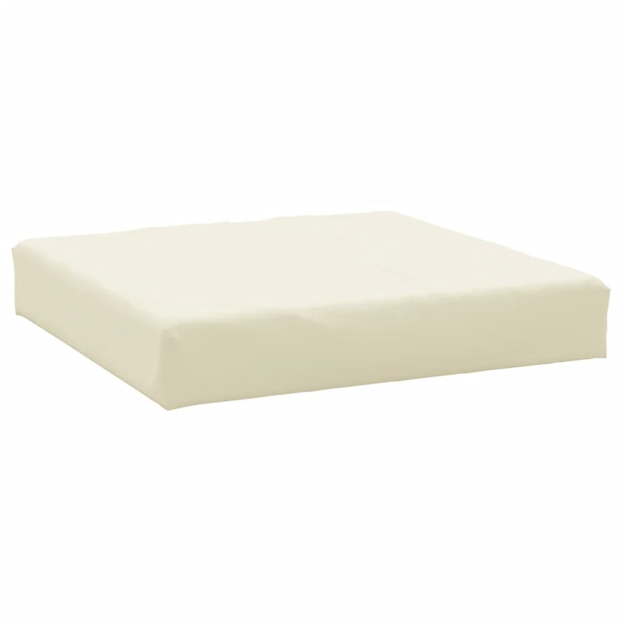 Palletkussen 60X60X8 Cm Oxford Stof Crèmekleurig