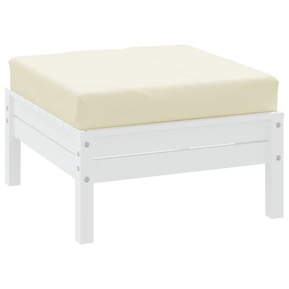 Palletkussen 60X60X8 Cm Oxford Stof Crèmekleurig