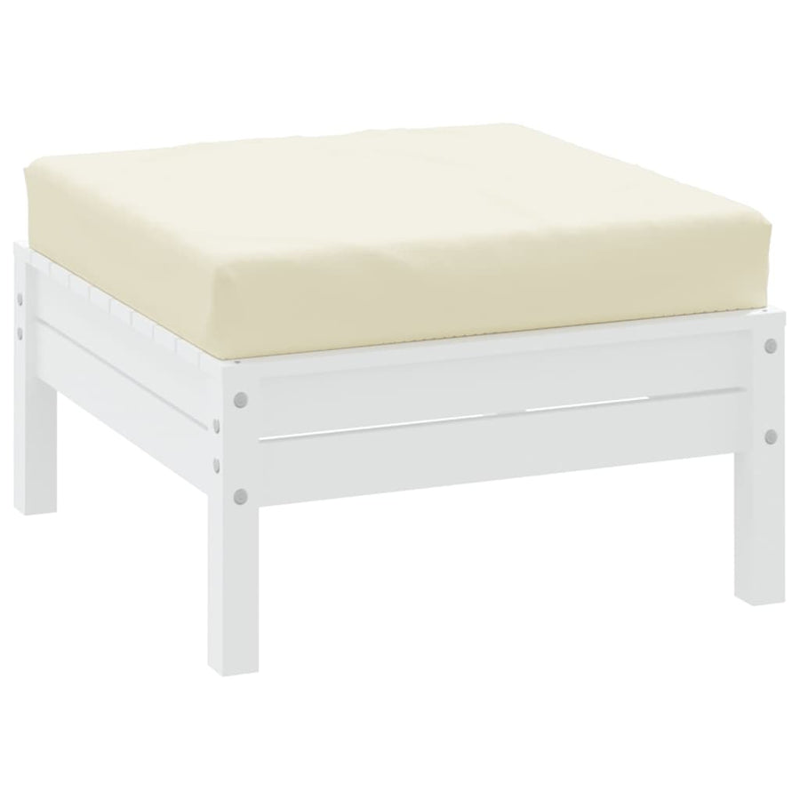 Palletkussen 60X60X8 Cm Oxford Stof Crèmekleurig