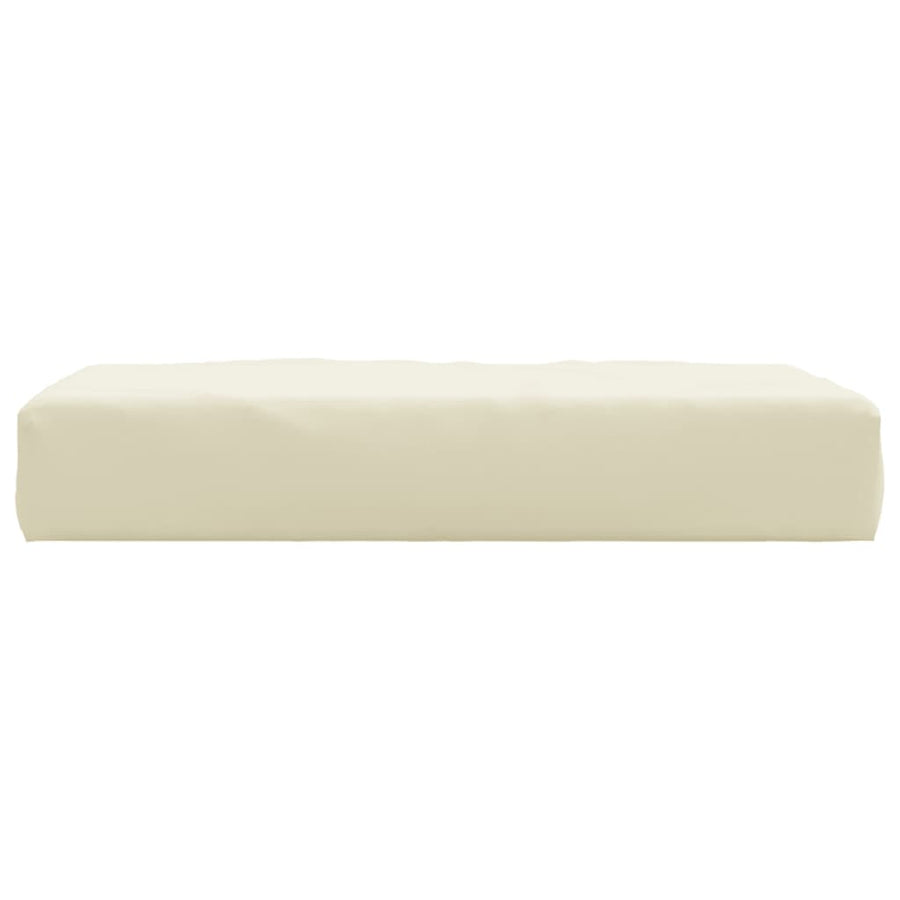 Palletkussen 60X60X8 Cm Oxford Stof Crèmekleurig