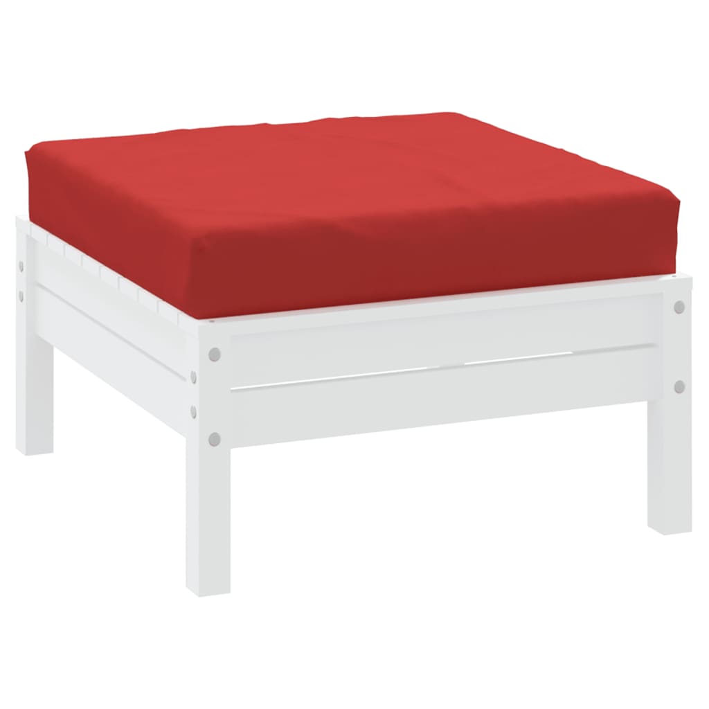 Palletkussen 60X60X8 Cm Oxford Stof Rood