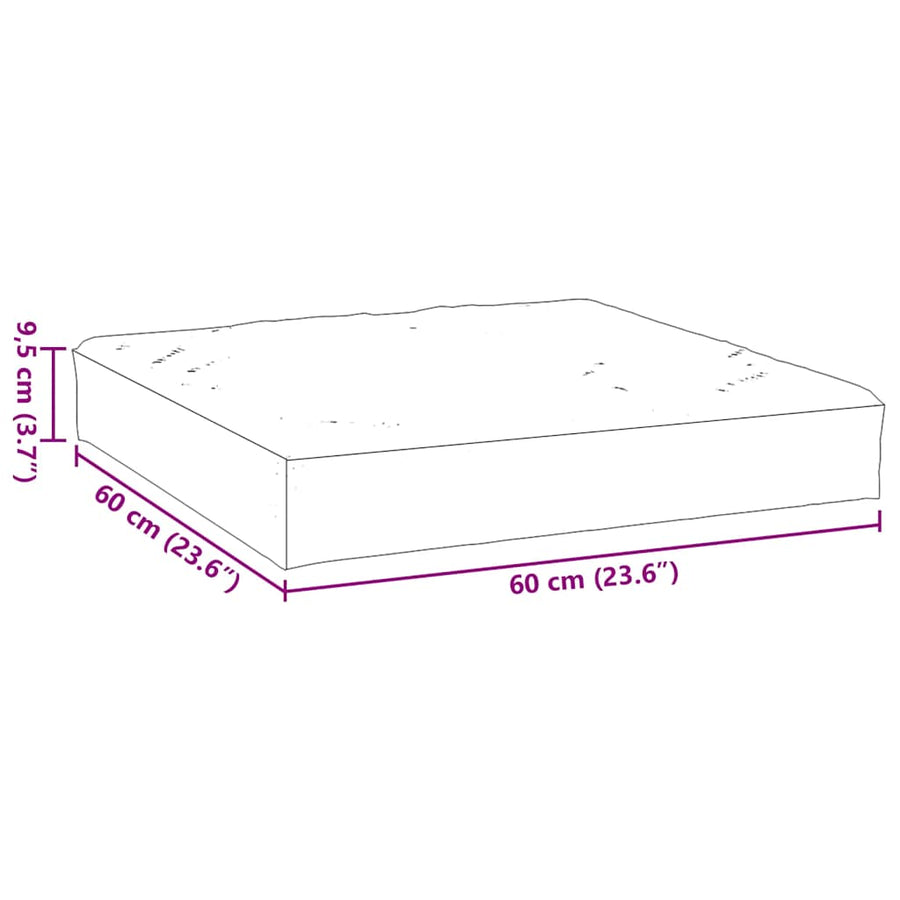 Palletkussen 60X60X9,5 Cm Oxford Stof 1