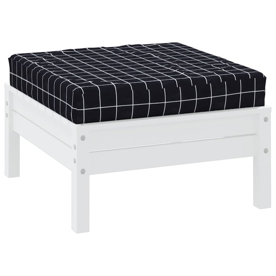 Palletkussen Geruit 60X60X8 Cm Oxford Stof 1
