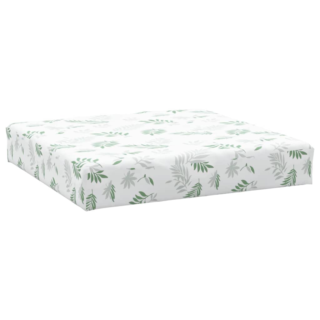 Palletkussen Bladpatroon 60X60X8 Cm Oxford Stof 1