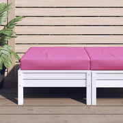 Palletkussen 60x60x8 cm roze Oxford stof