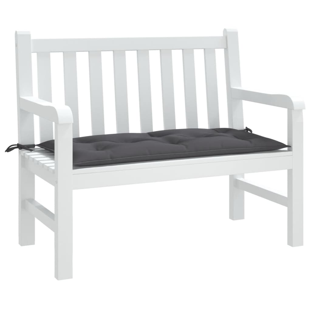 Tuinbankkussen 110X50X7 Cm Oxford Stof Antracietkleurig Groen