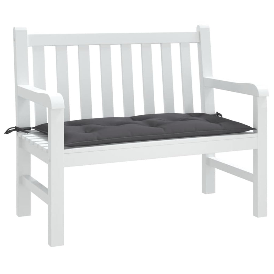 Tuinbankkussen 110X50X7 Cm Oxford Stof Antracietkleurig Groen