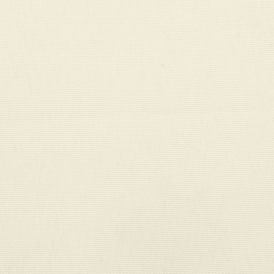 Tuinbankkussen 110X50X7 Cm Oxford Stof Crèmewit Groen
