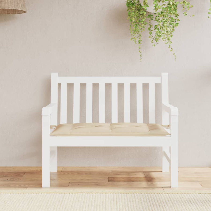 Tuinbankkussen 110X50X7 Cm Oxford Stof Beige