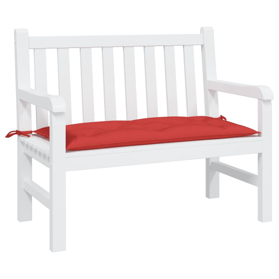 Tuinbankkussen 110X50X7 Cm Oxford Stof Rood
