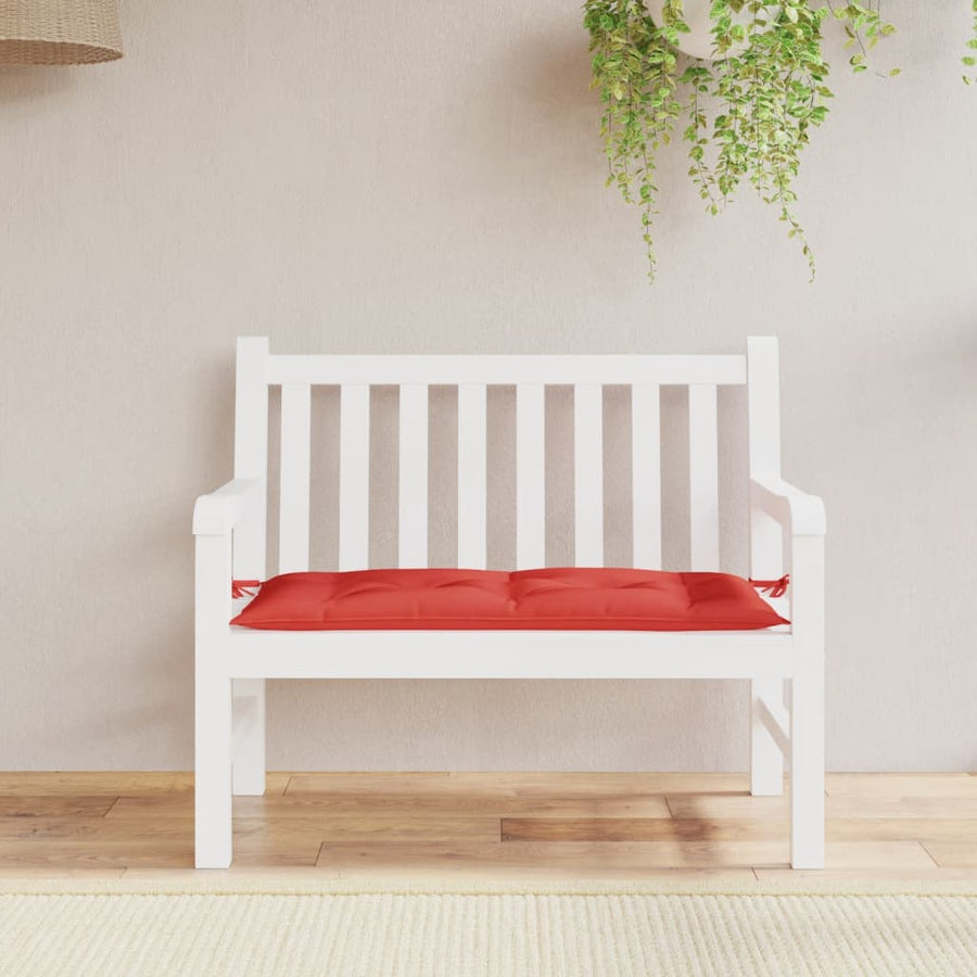 Tuinbankkussen 110X50X7 Cm Oxford Stof Rood