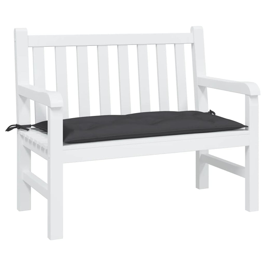 Tuinbankkussen 110X50X7 Cm Oxford Stof Zwart
