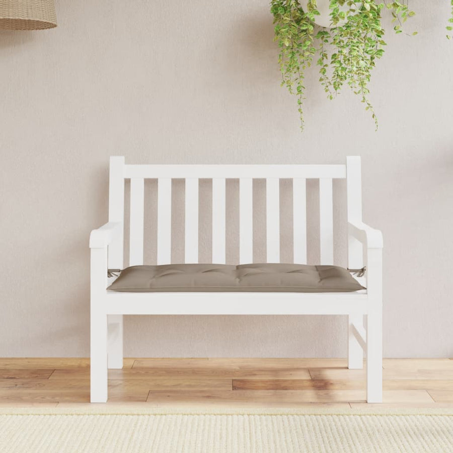 Tuinbankkussen 110X50X7 Cm Oxford Stof Taupe