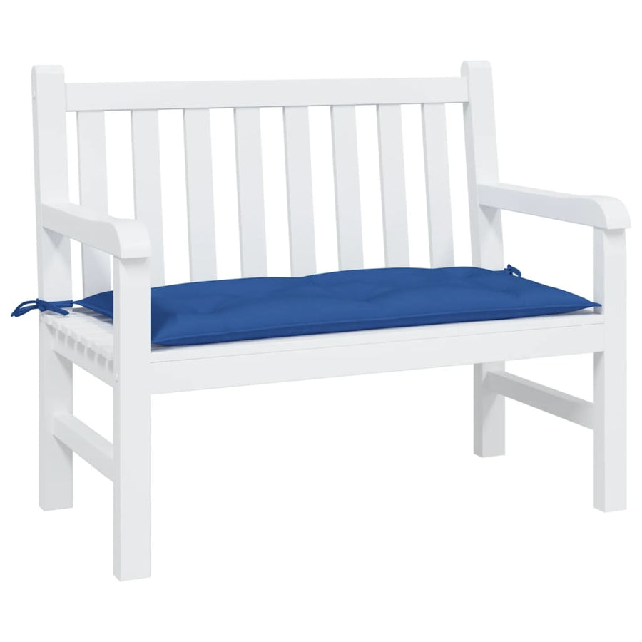 Tuinbankkussen 110X50X7 Cm Stof Blauw