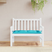 Tuinbankkussen 110x50x7 cm turquoise polyester
