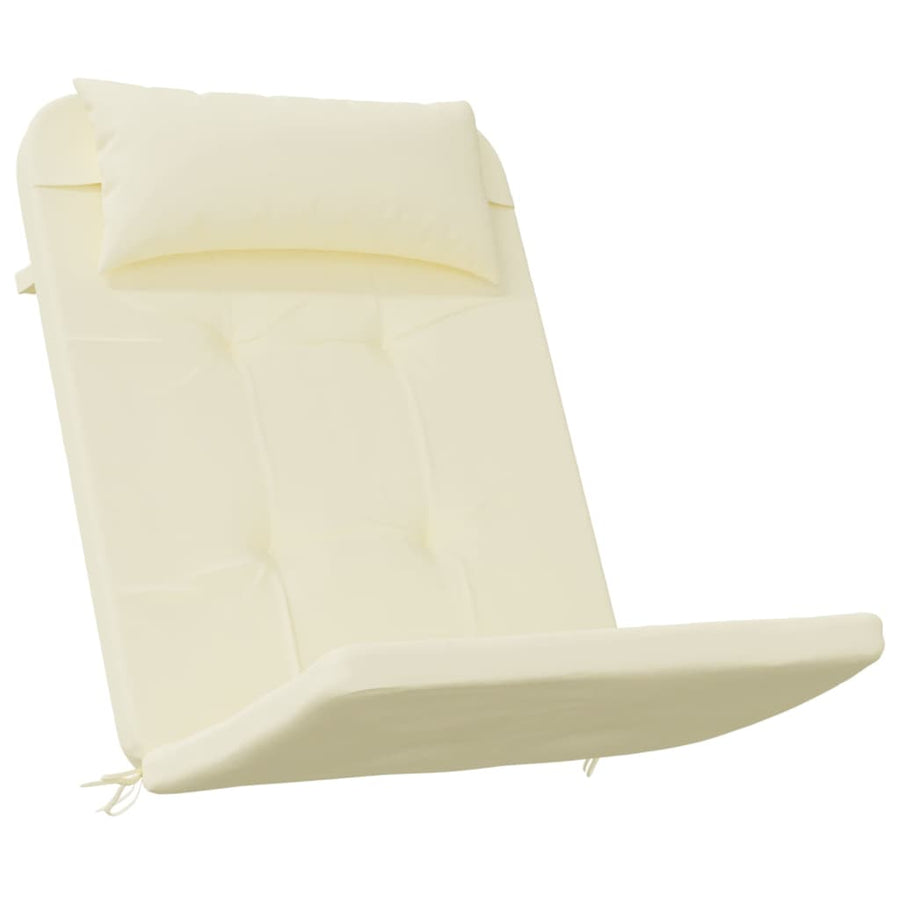 Stoelkussens 2 St Adirondack Oxford Stof Crèmekleurig