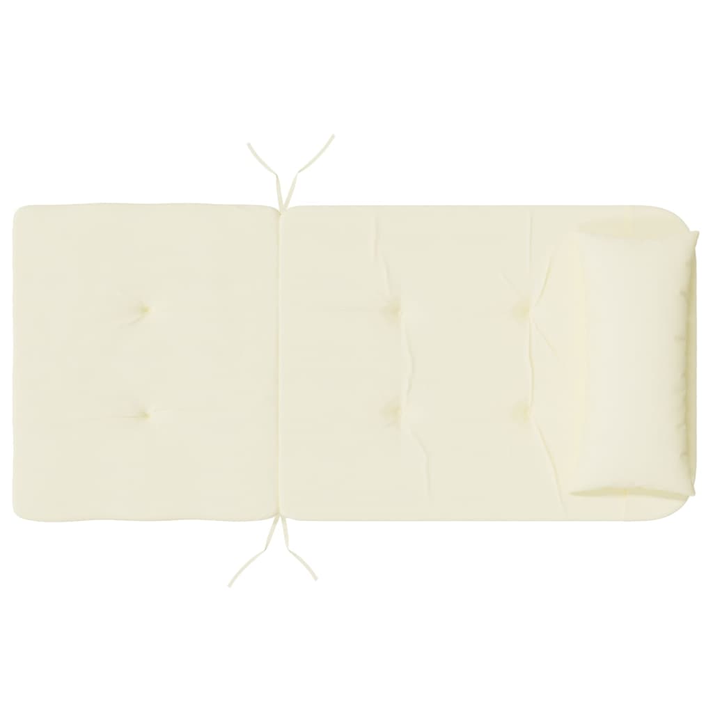 Stoelkussens 2 St Adirondack Oxford Stof Crèmekleurig