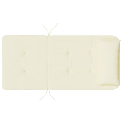 Stoelkussens 2 St Adirondack Oxford Stof Crèmekleurig