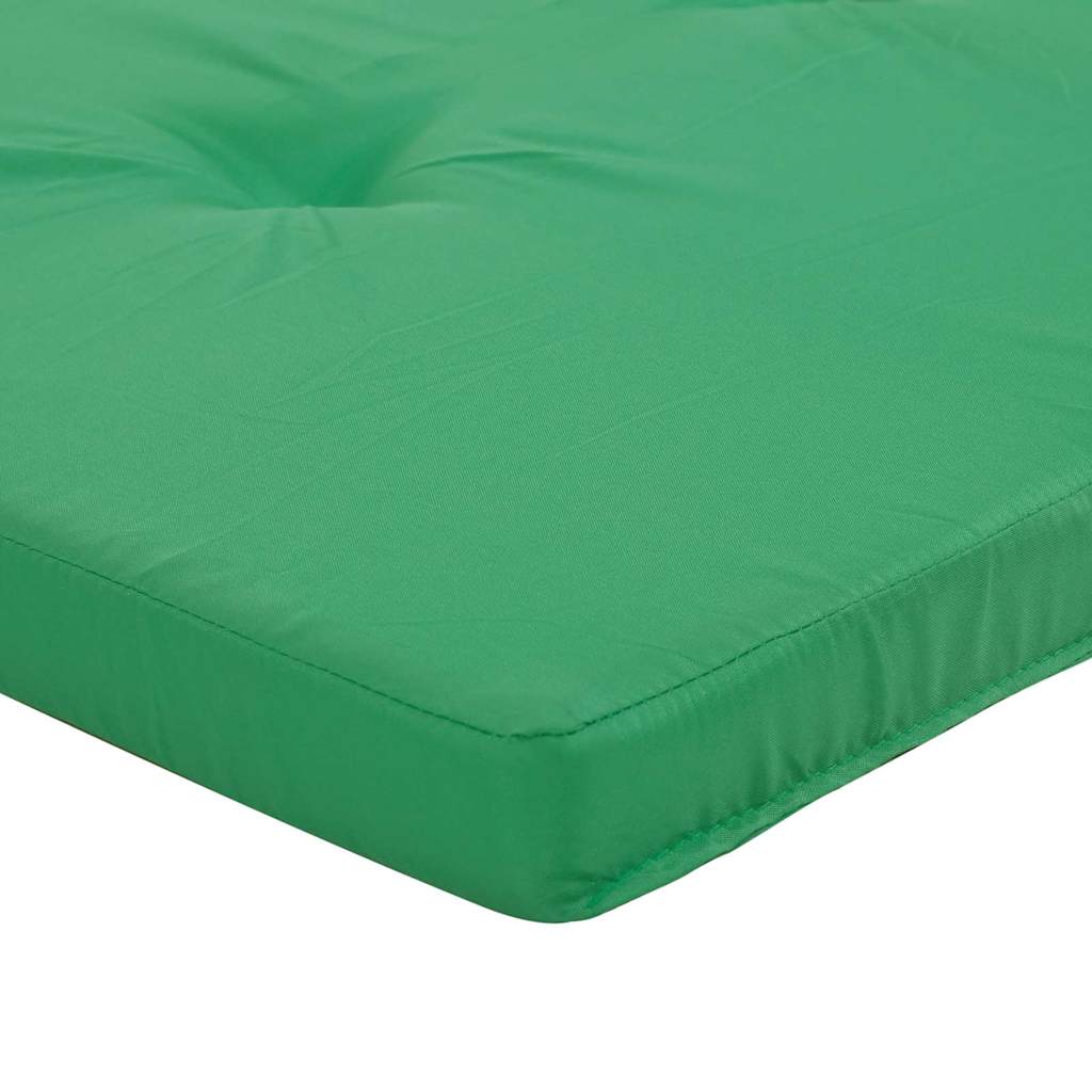 Stoelkussens Effen 2 pcs Groen 58 x 77 x 4,5 cm Oxford Stof