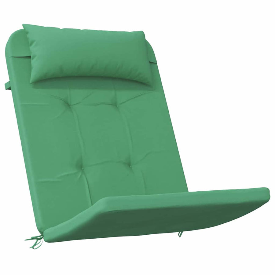 Stoelkussens Effen 2 pcs Groen 58 x 77 x 4,5 cm Oxford Stof