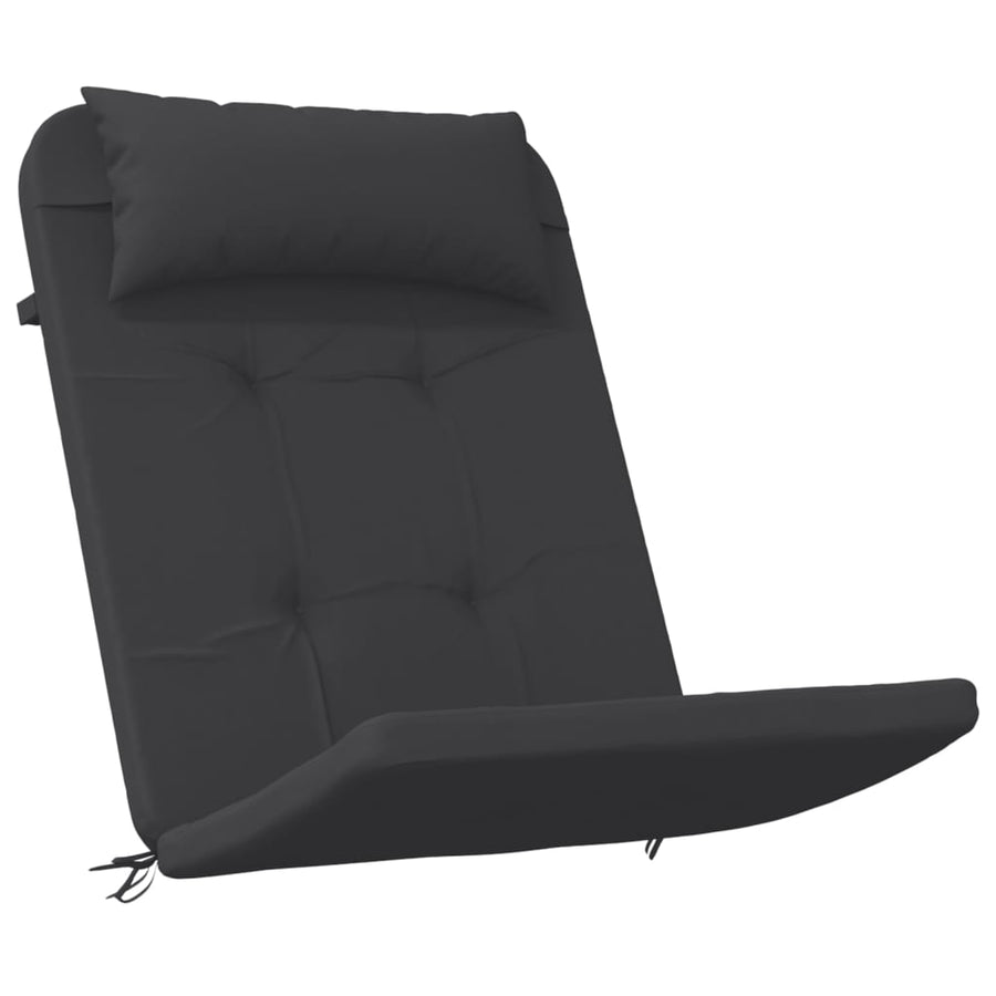 Stoelkussens 2 st Adirondack oxford stof zwart