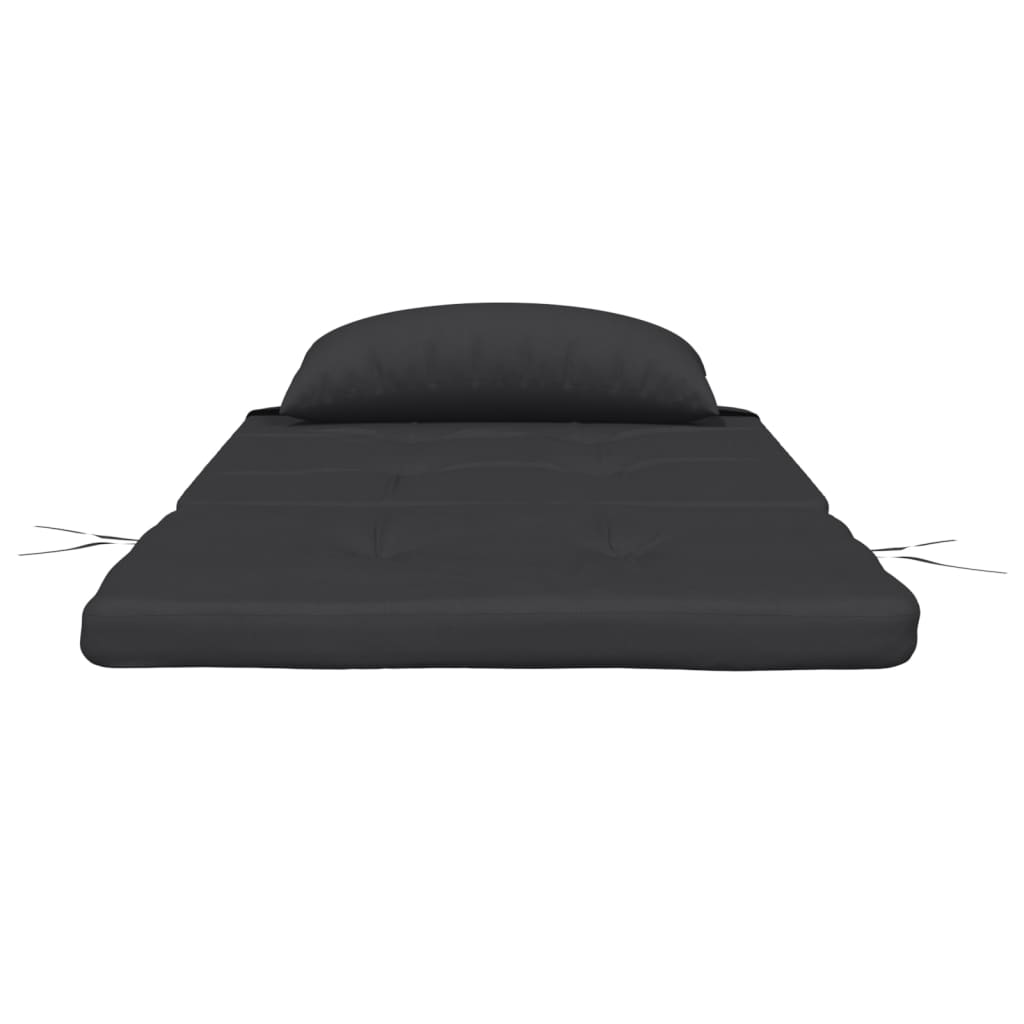 Stoelkussens 2 st Adirondack oxford stof zwart