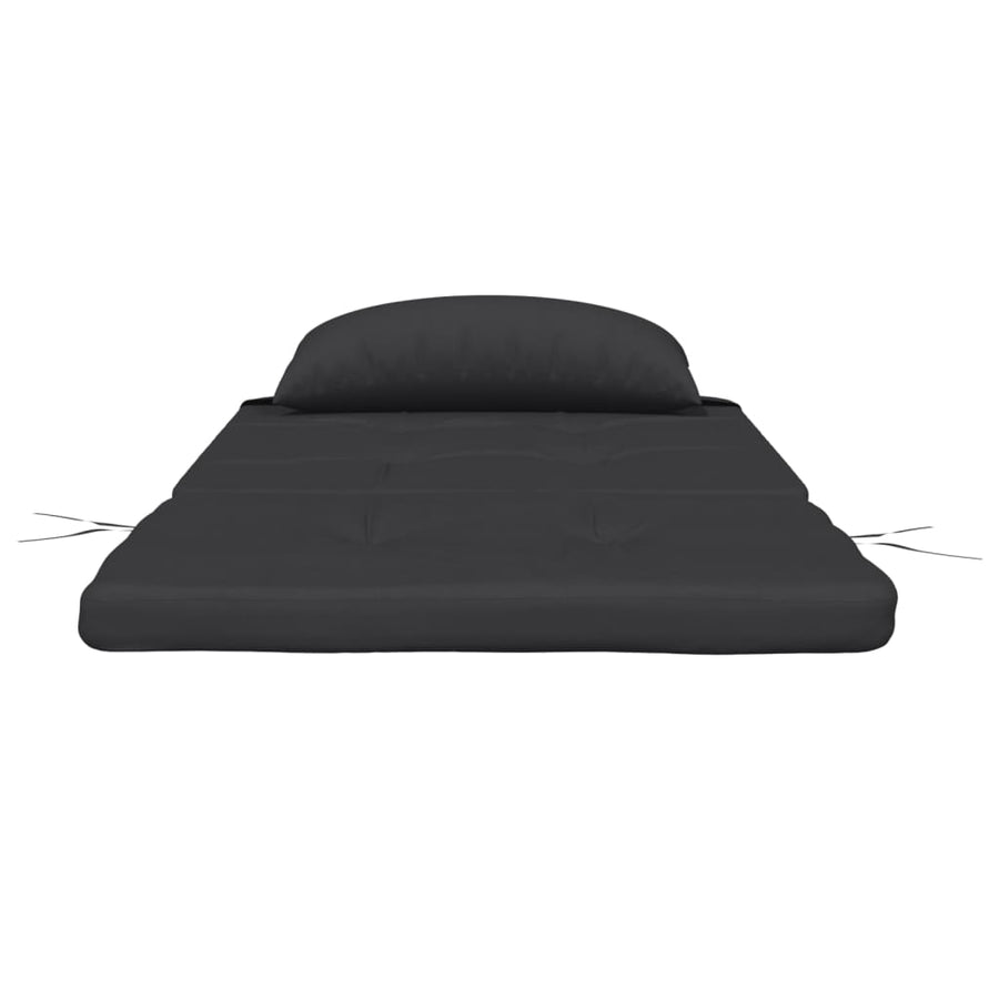 Stoelkussens 2 st Adirondack oxford stof zwart