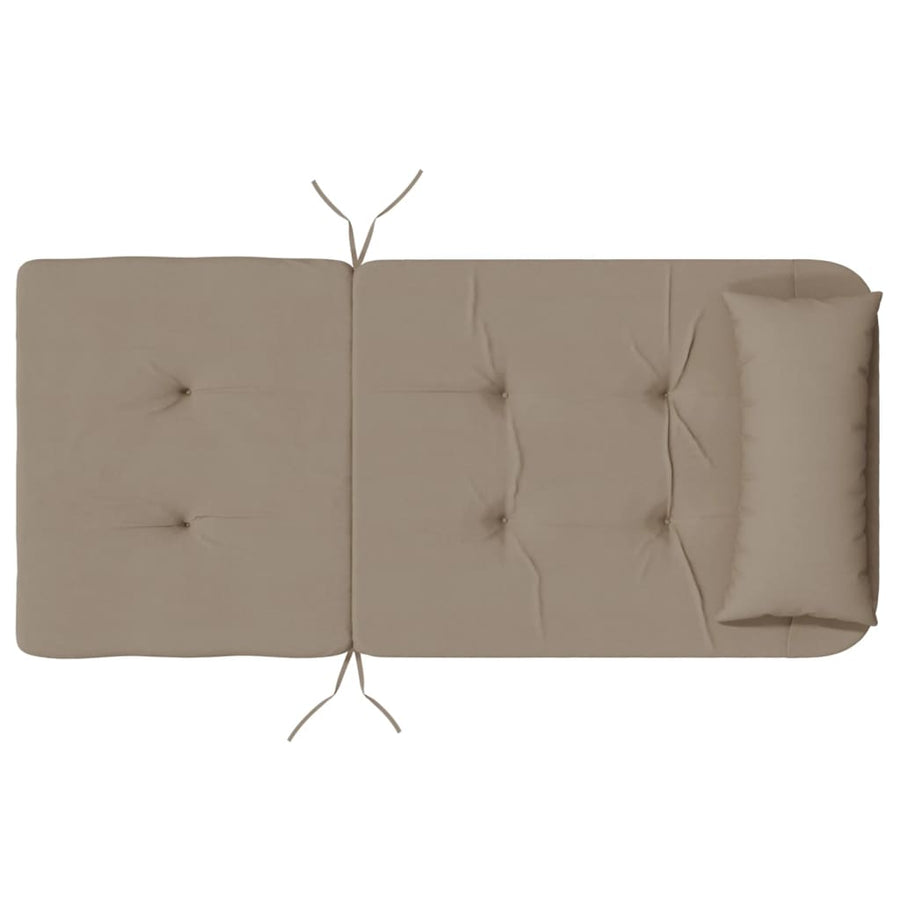 Stoelkussens 2 st Adirondack oxford stof taupe