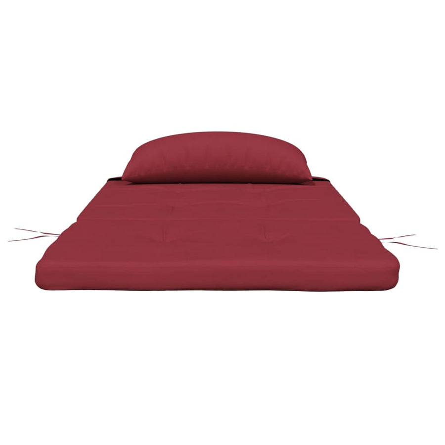 Stoelkussens Adirondack Oxford Stof Wijnrood