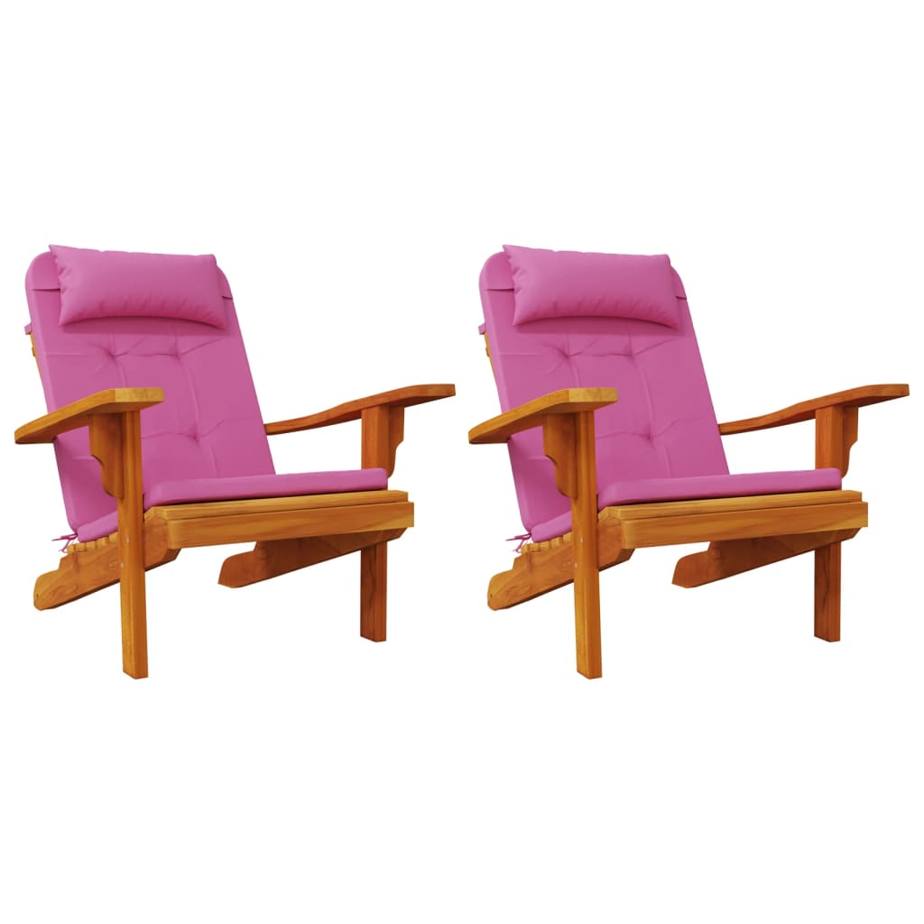 Stoelkussens Adirondack Oxford Stof Roze