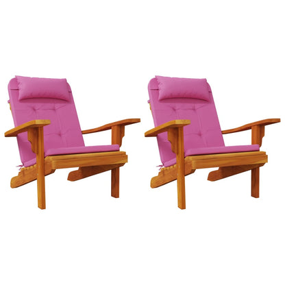 Stoelkussens Adirondack Oxford Stof Roze