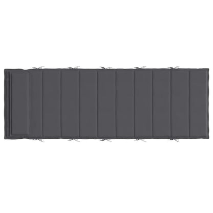 Ligbedkussen 180X60X3 Cm Oxford Stof Antracietkleurig