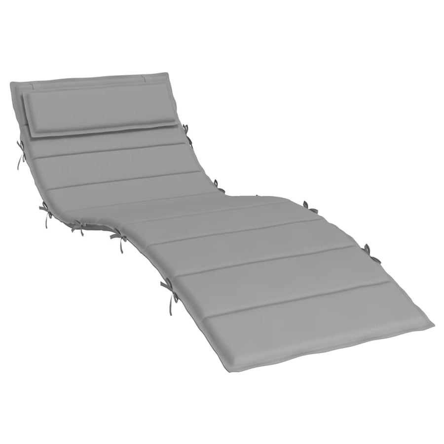 Ligbedkussen 180X60X4 Cm Oxford Stof Grijs