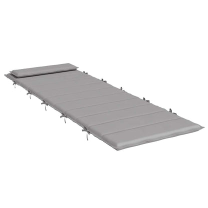 Ligbedkussen 180X60X4 Cm Oxford Stof Grijs