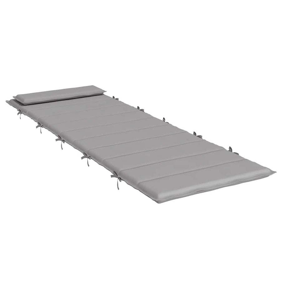 Ligbedkussen 180X60X4 Cm Oxford Stof Grijs
