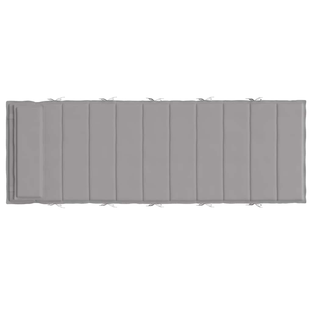 Ligbedkussen 180X60X4 Cm Oxford Stof Grijs