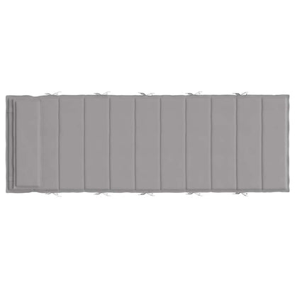 Ligbedkussen 180X60X4 Cm Oxford Stof Grijs