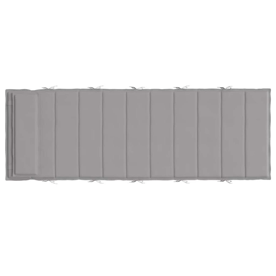 Ligbedkussen 180X60X4 Cm Oxford Stof Grijs